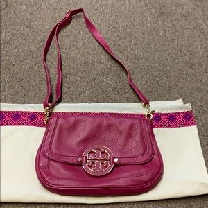 Pink Tory Burch bag in perfect condition